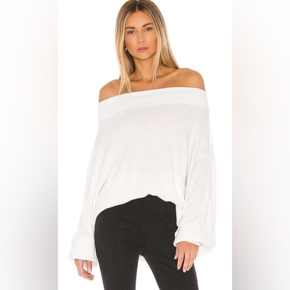 Free People Main Squeeze Brushed Hacci Top Tunic - Picture 1 of 10